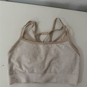 Women's Beige Sports Bra